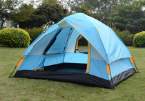 鼓浪屿户外全自动帐篷2人3人4人双人双层防雨风野营露营户外帐篷