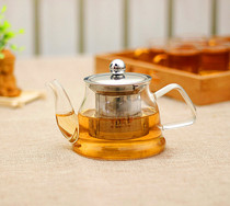 特价加厚耐高温花茶壶玻璃泡茶壶不锈钢过滤网可加热煮茶壶冲茶器