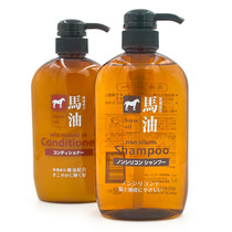 日本熊野油脂会社 无硅弱酸性马油 洗发水 护发素 沐浴露