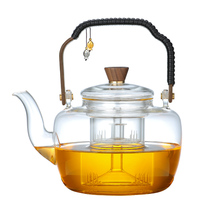 蒸汽煮茶壶玻璃大容量两用煮茶器电陶炉套M装家用烧水泡茶壶耐高