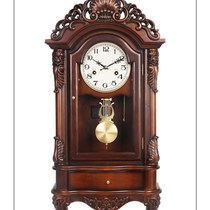 北极星机械钟表实木挂钟座钟立钟欧E式中式复古落地钟摆钟客厅装