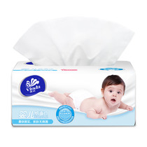 维达婴儿专用抽纸 宝宝3层纸巾M码面巾纸餐L巾纸150抽18包整箱