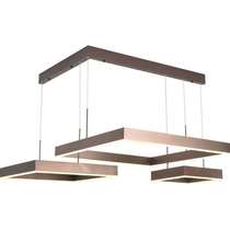 家装高档北欧g风吊灯LED灯创意个性方形灯具现代简约客厅吊灯