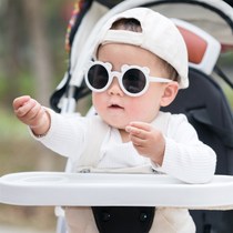 热销婴儿太阳眼镜1周岁以下小月龄防晒一岁半H男宝宝两岁专用眼镜