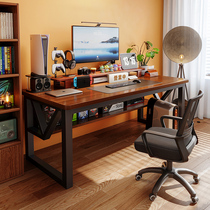 电脑桌台式家用简易书桌成人学习桌椅组合卧室简约办公桌子工作台