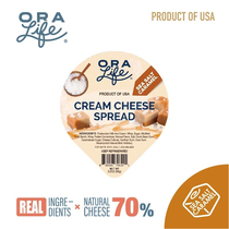 美国进口Cream Cheese Spread吉芝生活海盐焦糖99克涂抹奶油奶酪
