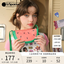 LeSportsac乐播诗夏季新款斜挎包西瓜水果造型可爱手机包女包X118