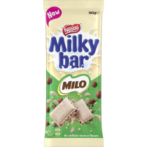 Nestle Milkybar Milo Block 160g 雀巢巧克力 澳洲代购