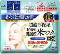 KOSE 高丝 Clear Turn 纯国产米面膜 EX 40片