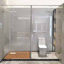 莱博顿T形不锈钢淋浴房浴室钢化玻璃隔断门整体卫生间平开NWJ1252