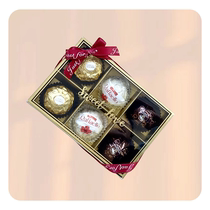 正品三色球费列罗巧克力2粒礼盒装结婚喜糖伴手礼3|6颗生日礼物