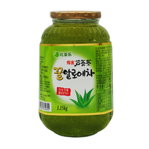 韩国进口 比亚乐蜂蜜芦荟茶1150g 水果茶饮料包装 冲饮品果酱