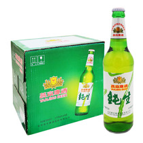 燕京啤酒 燕京纯生啤酒10度精品纯生玻璃瓶500ml*12瓶 整箱