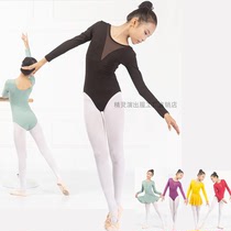 儿童舞蹈练功服春秋长袖芭蕾中国舞拉丁考级服形体连体操表演服装