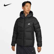Nike耐克羽绒服男装短款冬季新款连帽保暖防风运动夹克DV1132-010