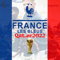 法国队姆巴佩卡塔尔世界杯足球迷服短袖T恤衫男女儿童装学生半袖