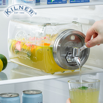 英国kilner冷水壶带龙头家用玻璃冰箱泡水果茶罐饮料桶果汁凉水壶
