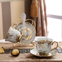 欧式骨瓷陶瓷咖啡杯套装小奢华咖啡杯套具简约家用茶杯马克杯水杯