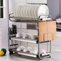 碗碟套装家用厨房置物架厨房放完碗架子沥碗架挂壁淋水碗架碗框柜