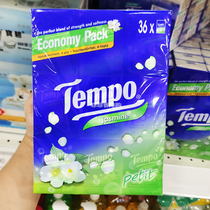 香港进口Tempo得宝手帕纸手帕蓝风铃冰薄荷香薰小包装纸巾便携式
