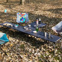 黑鹿几何超轻户外折叠桌椅便携式铝合金野炊野餐沙滩烧烤露营桌子