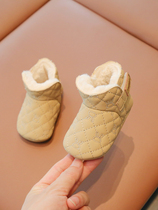 秋冬季一岁宝宝棉鞋婴儿鞋子冬季612个月婴幼儿学步鞋防滑雪地靴
