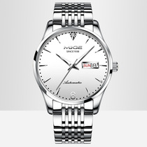 新款 商务男防水品牌钢带双瑞士手表机械全自动日历夜光国产腕表
