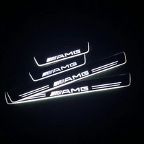 适用奔驰A级C级E级S级G级M级AMG车门迎宾踏板灯汽车门槛改装装饰