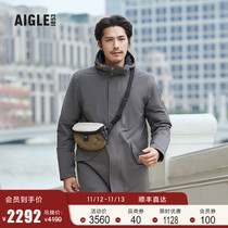 AIGLE艾高冬男女同款男士GORE-TEX防风防雨保暖户外运动棉服外套