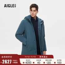 AIGLE艾高秋冬男士GORE-TEX防风防雨保暖户外休闲夹克棉服外套