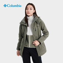 Columbia哥伦比亚户外女防水抓绒内胆保暖三合一冲锋衣外套WR5790