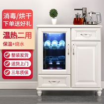欧式实木家茶吧机柜子一体柜用高档全自动上水饮水立式智能茶几桌