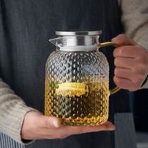日本进口MUJIΕ玻璃水壶耐高温大容量夏天凉白开水杯冷泡茶凉水瓶
