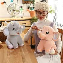 可爱大象公仔毛绒玩具小象抱枕儿童陪睡毛绒玩具出口