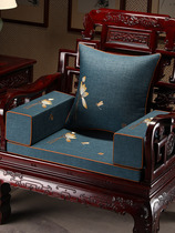 新中式红木沙发坐垫实木家具海绵垫罗汉床座垫子单人位沙发垫套装