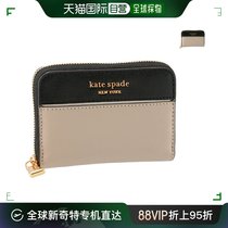 KATE SPADE 卡包 圆形拉链 MORGAN 零钱包 零钱包 新品新款钥匙