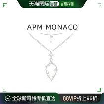 apm monaco 通用 项链珍珠银色首饰饰品