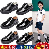 男童皮鞋黑色表演鞋演出鞋小皮鞋儿童学生鞋英伦风软底单鞋