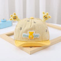 婴儿帽子3-6-9个月夏季网帽1-2岁宝宝网格透气遮阳帽夏天男女童潮