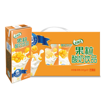 【1月】伊利果粒优酸乳芒果酸奶饮品245g*12盒