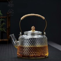 高硼硅耐热玻璃煮茶壶加厚烧水壶电陶炉耐热耐高温提梁壶大容量