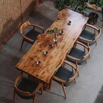 新中式全实木根雕泡茶桌茶店办公室招待茶台客厅大气茶桌椅组合