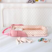 床中床婴儿睡觉神器背包床可折叠便携式小床出行宝宝可移动婴XRBQ