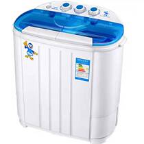 厂家双桶迷你洗衣机小型半全自动双缸家用母婴儿童洗脱一体