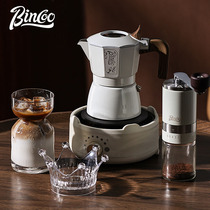 Bincoo双阀摩卡咖啡壶家用手磨套装电陶炉煮咖啡壶小型意式手冲壶