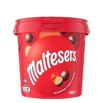 麦提沙麦丽素465g澳洲麦提沙原装进口麦丽素黑巧克力桶装巧克力豆