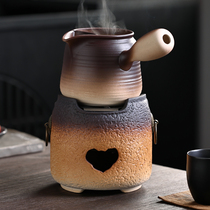 罐罐茶煮茶器炭火围炉煮茶壶烧水陶壶酒精炉煮茶专用烤茶小碳炉