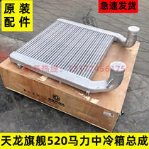 原装东风天龙旗舰520 560 散热器中冷箱水箱中冷器1119010-H0100