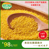 2020新米河南安阳林州特产农家新产杂粮小米石碾黄小米月子米