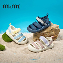 m1m2西班牙童鞋儿童凉鞋女童包头魔术贴男童沙滩鞋休闲宝宝鞋子夏